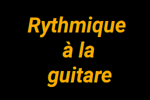 Logo rythmique à la quitare